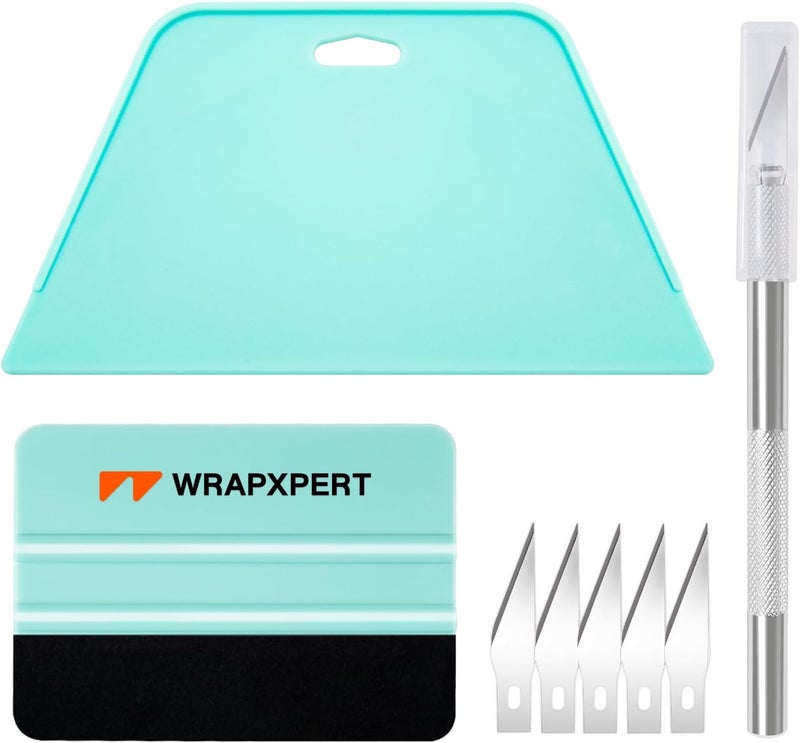 WRAPXPERT WRAPXERPT Wallpaper Smoothing Tool,Wallpaper Tool Kit for Peel and Stick Wallpaper Hanging,Vinyl Backsplash Tile,Bathroom,Window Film - Image 1